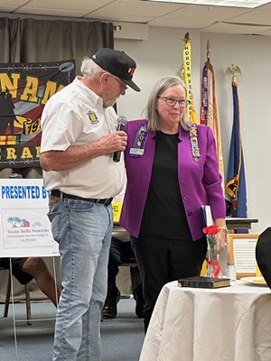 Honorary Partner ceremony for Florida VVA Chapter 1048 by the Sugar Mill Chapter NSDAR.